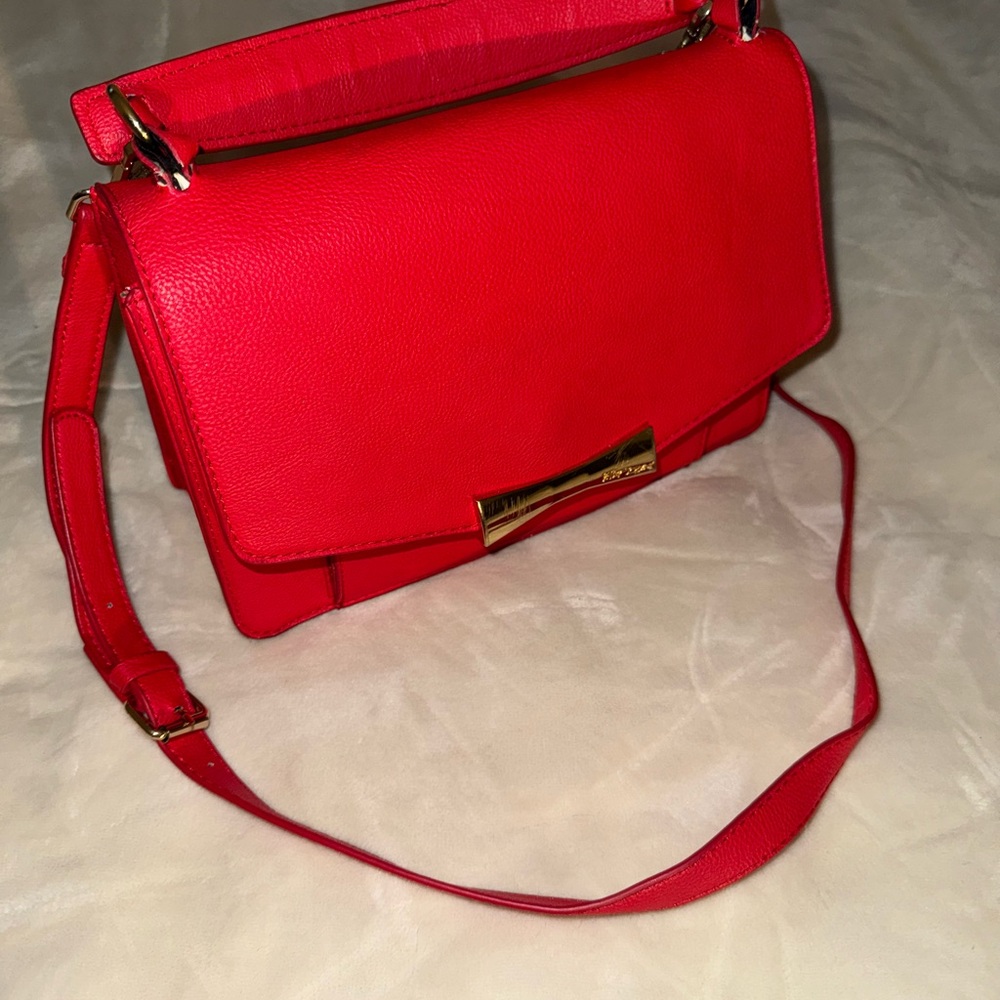 Elegant Red Betsey Johnson Handbag
